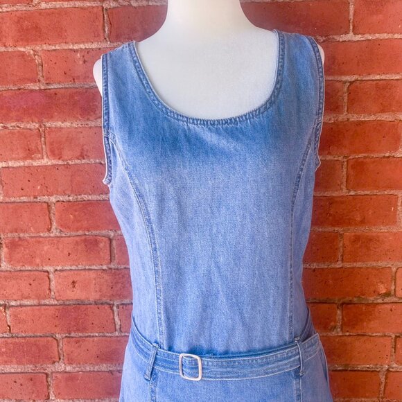 90s denim dress - Picture 3 of 11